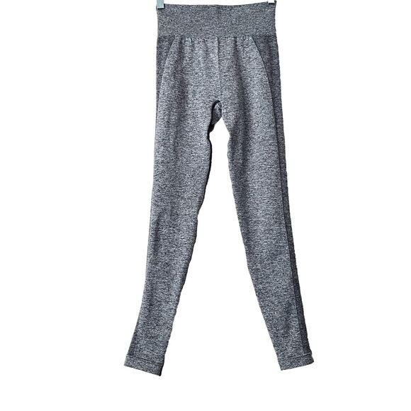 Gymshark Leggings Women Size S Gray Space-dye Active Pants - Picture 1 of 10
